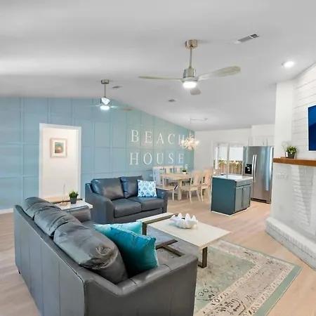 The St Augusdream Renovated Beach House Sleeps 8 Walk To Beach St. Augustine Exterior photo